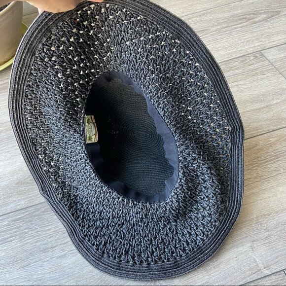 Sun  N’ Sand Beaded Paper Braid Hat - Picture 14 of 15